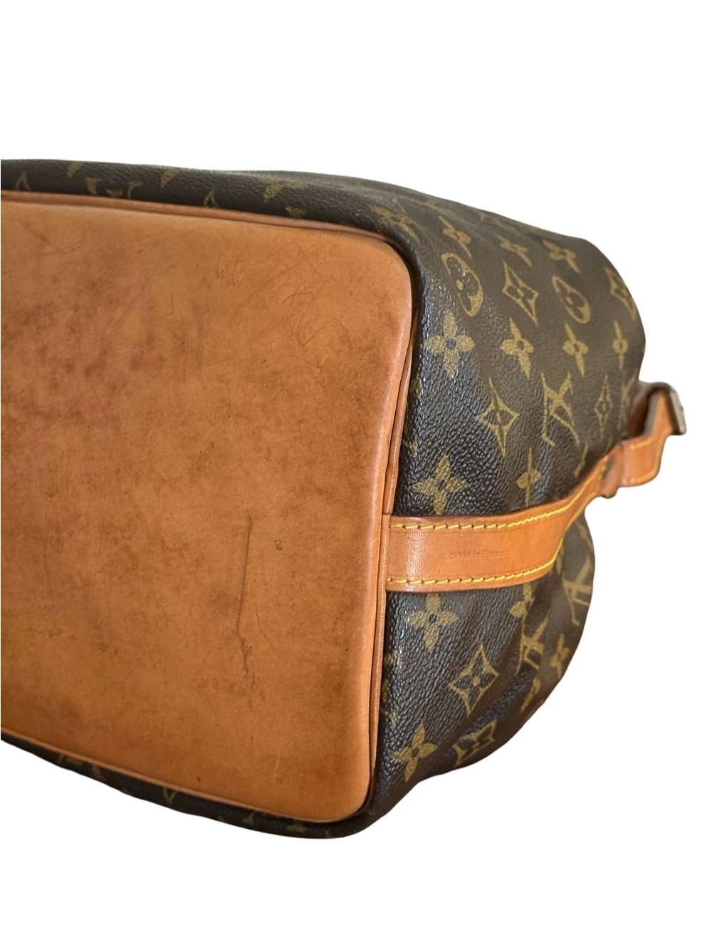 Authenticated Louis Vuitton Vintage Petite Noe Monogram Bucket Bag! EUC! COA! - Picture 6 of 16
